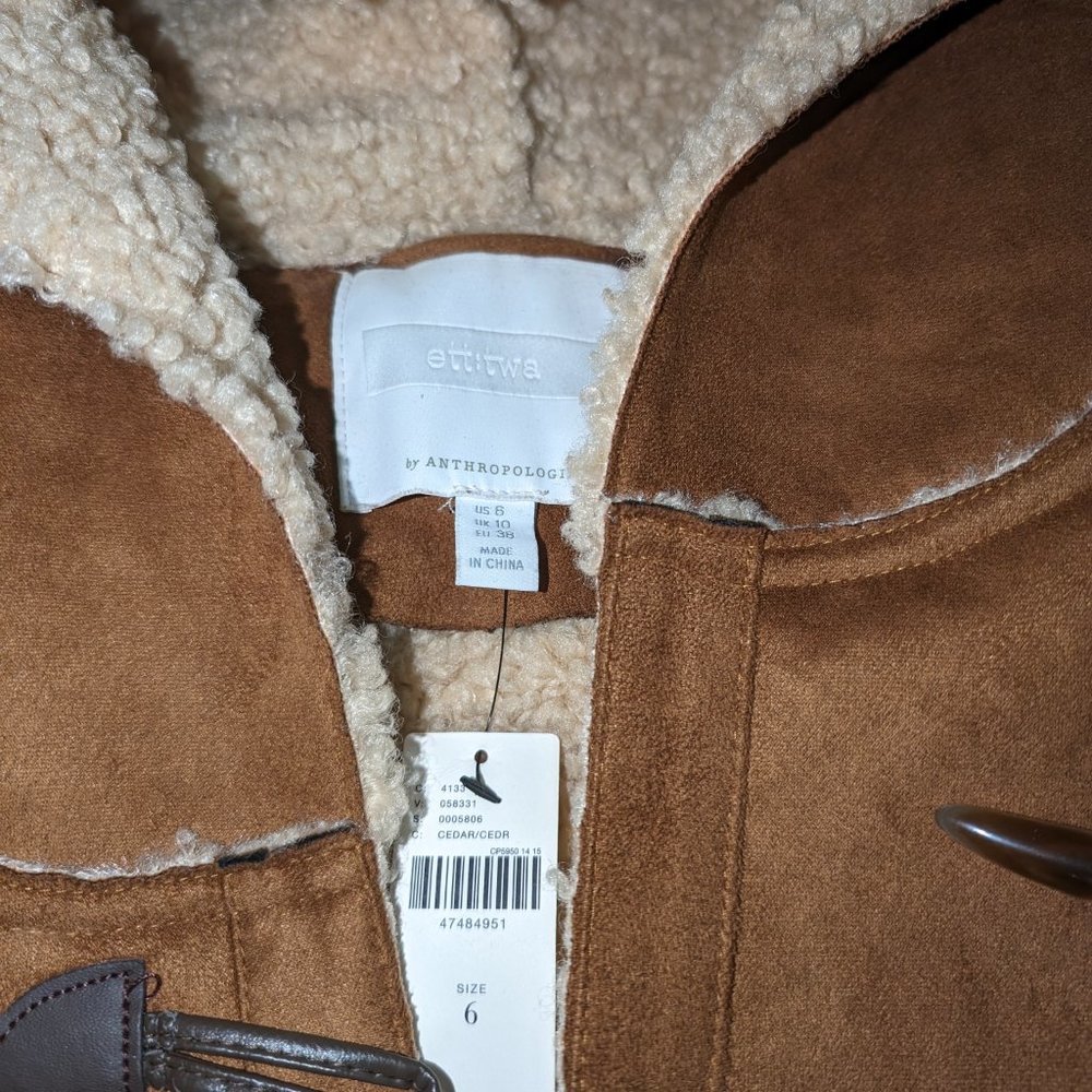 Anthropologie Ett:Twa Cedar Jacket Size 6 - Picture 2 of 4